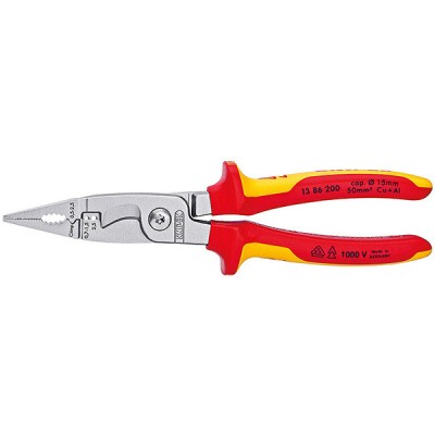 Cleste pentru instalatii electrice 1000v vde knipex 13 86 200 HardWork ToolsRange foto