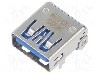 Conector USB A, versiune USB 3.0, in unghi 90&deg;, MOLEX - 48393-0003