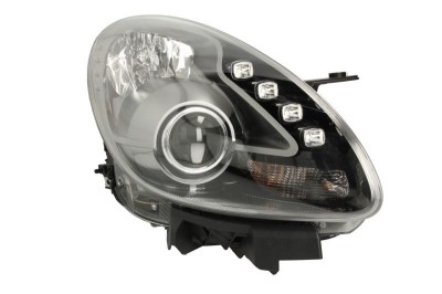 Far Alfa Romeo Giulietta (940), 05.2010-, partea Dreapta, bi-xenon; cu sistem iluminat in curba; lumina de zi LED; D1S+H1+LED; electric; rama Titan; foto