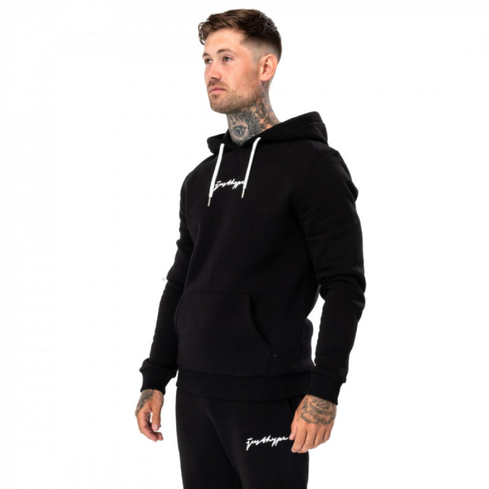 Hanorace Justhype Scribble Logo Hoodie HYPSCRIB002 negru