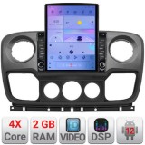 Navigatie Opel Movano, Renault Master 2010-2021 Android radio gps internet quad core 2+32GB ecran vertical 9.7&quot; Kit-mo v1 CarStore Technology