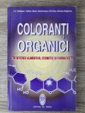 Tărăbășanu-Mihăilă, Gorduza, Radu, Măzgăreanu, Coloranți Organici