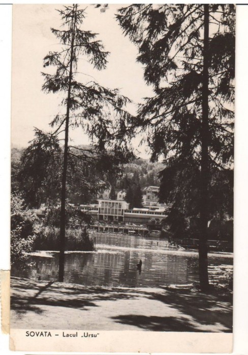CPIB 22165 - CARTE POSTALA - SOVATA, LACUL URSU, RPR