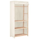 Cumpara ieftin Dulap de haine cu 3 rafturi, 79 x 40 x 170 cm