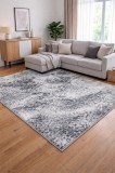 Covor Model Itea 42016-106, Marime 60 x 110 cm, Gri , Inaltime Fir 10 mm, Antialergic, Polipropilena, Living, Dormitor