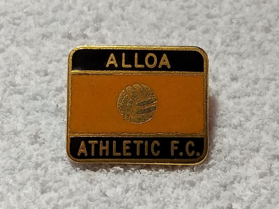 Insigna metalica fotbal - ALLOA ATHLETIC FC (Scotia) foto