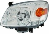 Far Mazda Bt-50, 07.2008-, montare fata, stanga, H4+P21W+W5W; electric; argintiu; fara motor; halogen, Depo, UC5S-51-0L0; UC5S-51-OLO