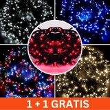 Instalatie pom, liniara, 100 LED, 9m, diverse culori, 1+1 gratis