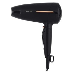 Uscator de par Sencor, 1600 W, 2 trepte temperatura, 2 viteze, bucla agatare, Negru
