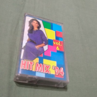 CASETA AUDIO HIT MIX &amp;#039;94VOL 6 RARA!! ORIGINALA foto