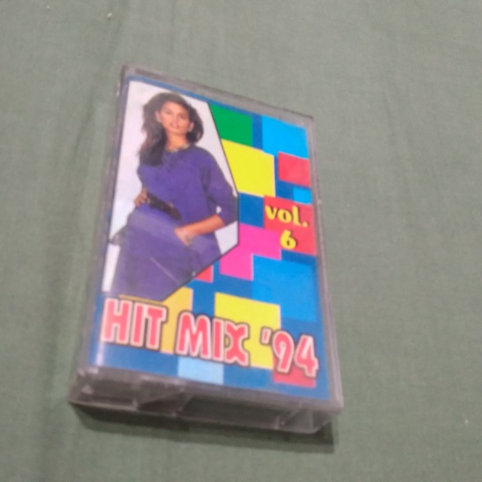 CASETA AUDIO HIT MIX &#039;94VOL 6 RARA!! ORIGINALA