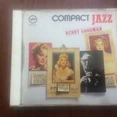 Benny Goodman Compact Jazz Verve Records cd disc compilatie muzica jazz swing NM