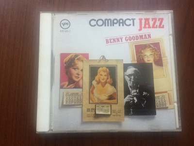 Benny Goodman Compact Jazz Verve Records cd disc compilatie muzica jazz swing NM foto