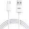 Cablu de date Type-C MRG L-411, Fast Charge, 5A, Alb C411