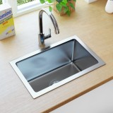 VidaXL Chiuvetă de bucătărie lucrată manual, oțel inoxidabil