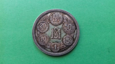 Bucuresti Medalie Numismatica Monetaria Statului Argint ? foto