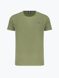 Cumpara ieftin Tricou barbati din bumbac cu decolteu la baza gatului, Verde XL, Verde, XL INTL, XL (Z200: SIZE(3XSL &rarr; 5XL))