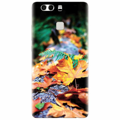 Husa silicon pentru Huawei P9 Plus, Autumn Leaves foto