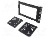Rama adaptoare, 2 DIN, Chevrolet, Opel, Pontiac, Saturn, neagra, ACV - 381087-02 foto