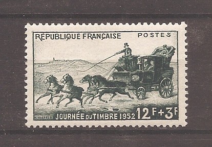 Franta 1952 - Ziua timbrului, MNH