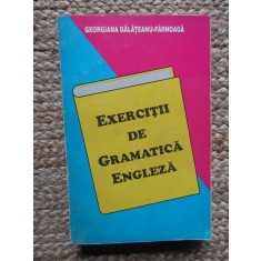 EXERCITII DE GRAMATICA ENGLEZA de GEORGIANA GALATEANU FARNOAGA