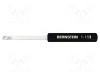 Reglare fină BERNSTEIN 40mm Lungime lamă, 85mm Lungime totală, V&acirc;rf plat
