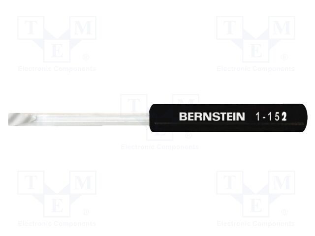 Reglare fină BERNSTEIN 40mm Lungime lamă, 85mm Lungime totală, V&acirc;rf plat