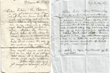 A3031N Două scrisori olografe ale ziaristului, redactorului și juristului maghiar Gy&aacute;rf&aacute;s Ferencz, 1833 și 1854, Dej și Cluj