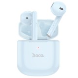 Cumpara ieftin Casti stereo wireless, Hoco, 52.5 x 44.5 x 23 mm, Albastru deschis