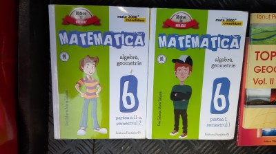 MATEMATICA ALGEBRA GEOMETRIE CLASA A VI A - 2 VOLUME foto