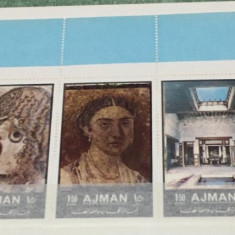 AJMAN ARTA ANTICĂ - SERIE COMPLETĂ MNH