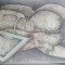 Raritate, Grafica de exceptie, TABLOU modern, decorativ, autor Aurel Bulacu