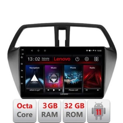 Navigatie Suzuki S-Cross D-337 Octa Core cu Android Radio Bluetooth Internet GPS WIFI DSP 3+32 GB 4G KIT-337+ED LENOVO LITE CarStore Technology
