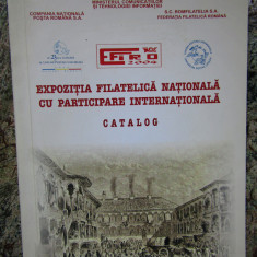 EXPOZITIA FILATELICA NATIONALA CU PARTICIPARE INTERNATIONALA CATALOG