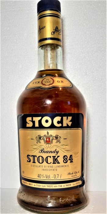 BRANDY stock VVSOP, (PALME) puro distillato di vino, ani 80/90 CL 70 gr 40