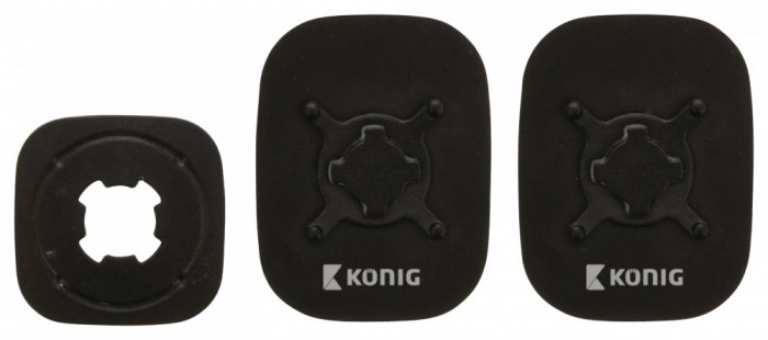 Kit suport negru montare telefon universal Konig