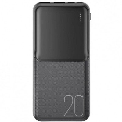 Baterie Externa XO Design PR252, 20000mAh, 10.5W, 2 x USB-A, Neagra foto