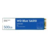 SSD WD, Blue, 500GB, M2, SATA III