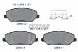 TEXTAR 2280401 Q+ set placute frana,frana disc