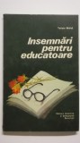 Tatiana Badica - Insemnari pentru educatoare, 1979