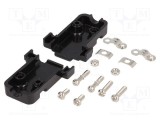 Carcasă ENCITECH pentru conectori D-Sub 9pin și D-Sub HD 15pin