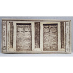 PORTA DEL DUOMU DI GIOV. BOLOGNA , FOTOGRAFIE STEREOSCOPICA , PE CARTON , CCA. 1900