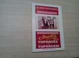 AMINTIRI DESPRE TOPARCEA SI TOPARCENI - Vasile Stavru Teodorof - 1998, 95 p., Alta editura