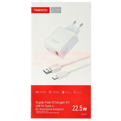 Incarcator retea Fast Charge USB - Type-C 22.5W TRANYOO EU4-C foto