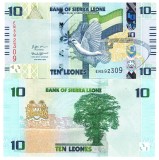 Sierra Leone 10 Leones 2022, P-37, UNC - Bancnota din Africa