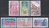Franța 1979 - Palate și Abații, 6 Serii, MNH