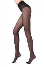 Ciorap cu Chilot Dantelat Bikini 20 Den - Nero, 2-S Standard