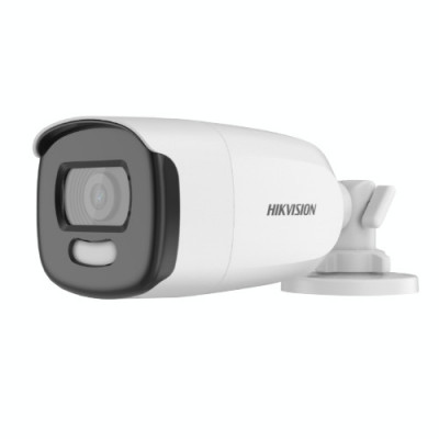 Camera AnalogHD 5MP, lentila 2.8mm, Smart light 40 m, ColoVu, PoC - HIKVISION DS-2CE12HFT-E-2.8mm SafetyGuard Surveillance foto