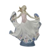 Dansatoare din portelan pictat PX-17, Statuete