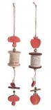 Set 12 ornamente brad Wonder 43x5.5x5.5 cm